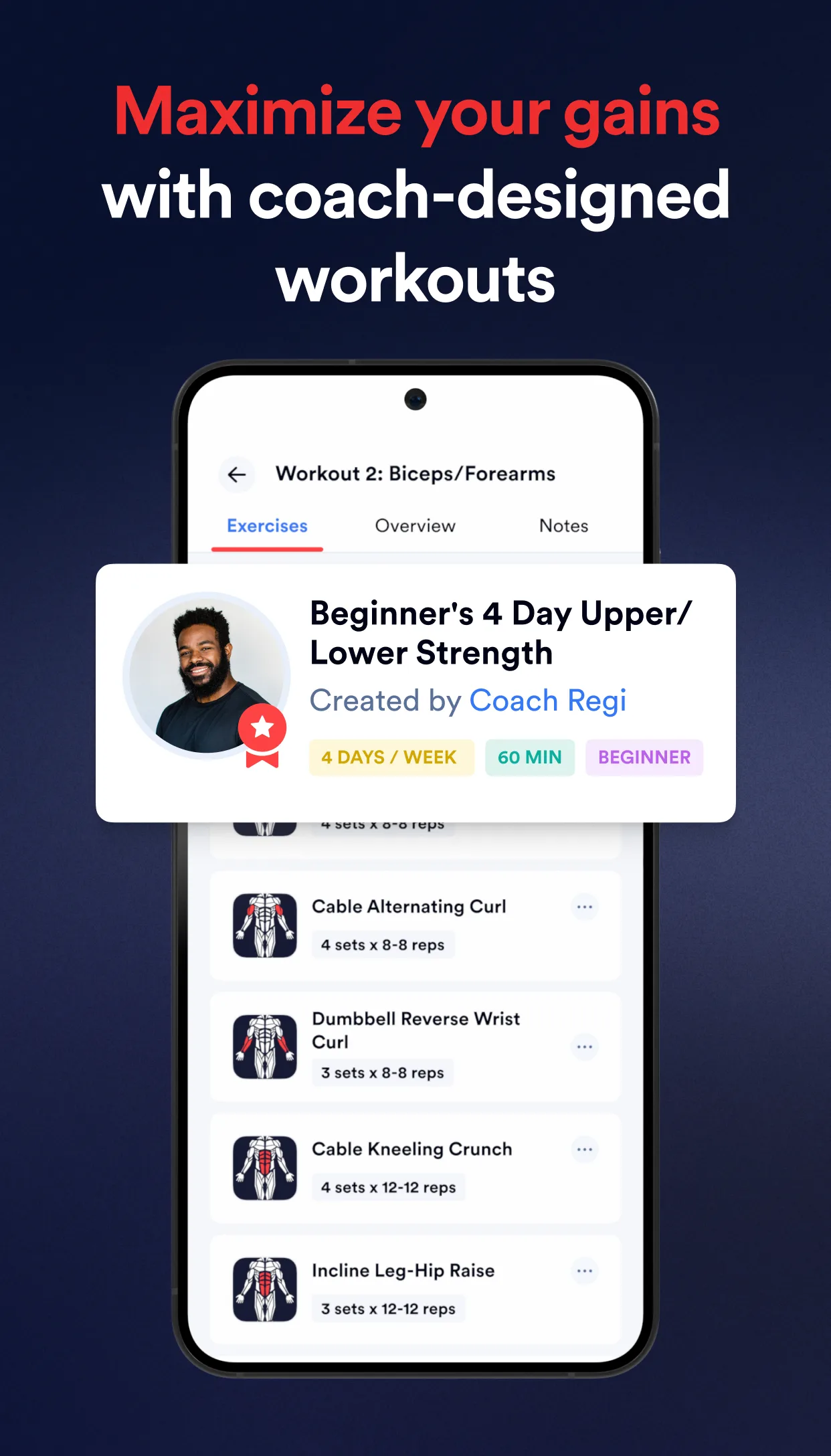 Caliber Strength Training screenshot