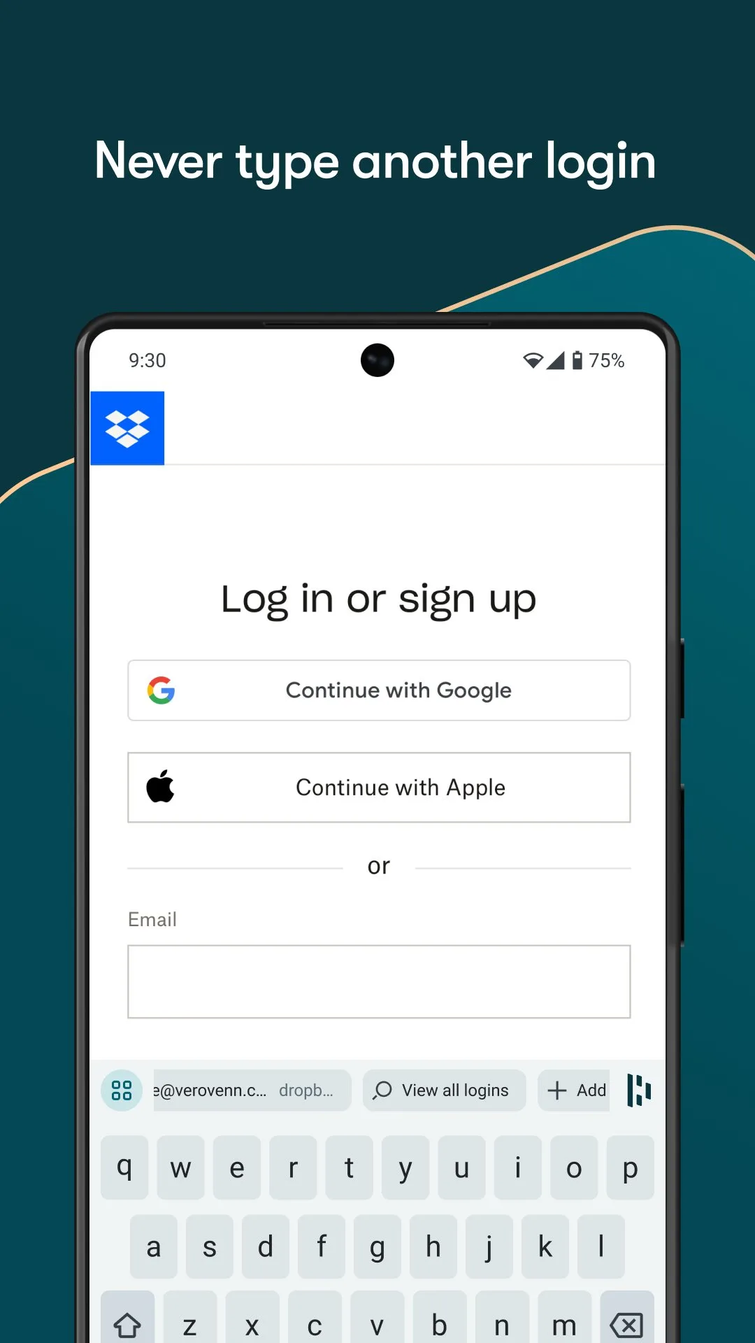 Dashlane Password Manager screenshot