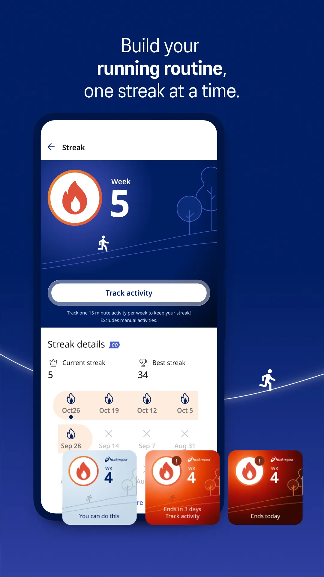 ASICS Runkeeper: Fitness App screenshot