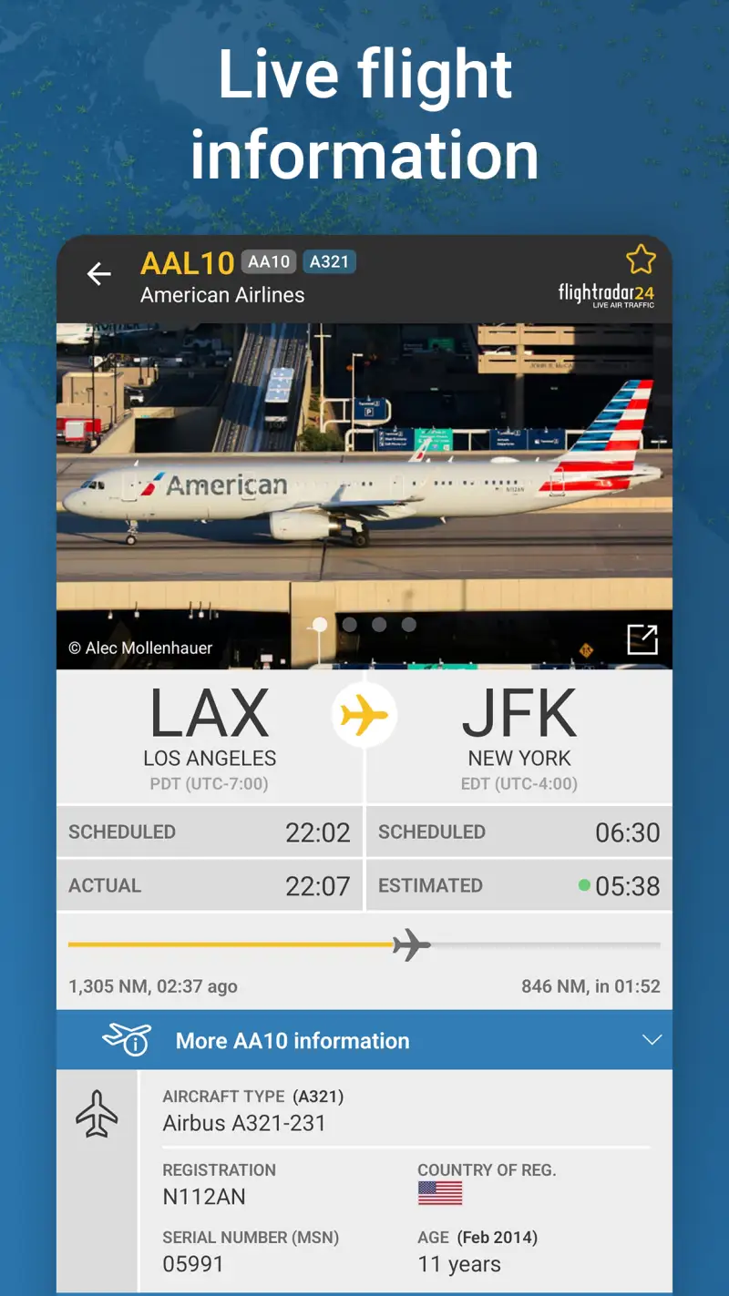 Flightradar24 Flight Tracker screenshot