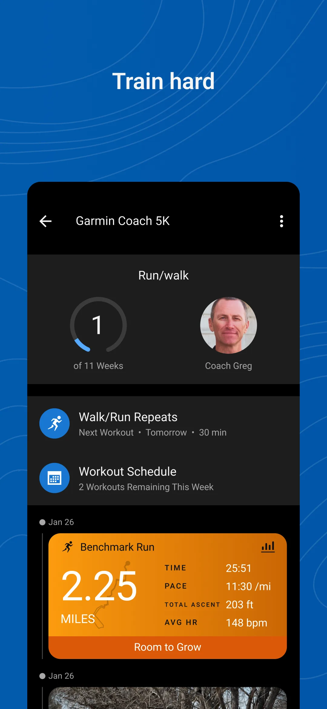 Garmin Connect™ screenshot