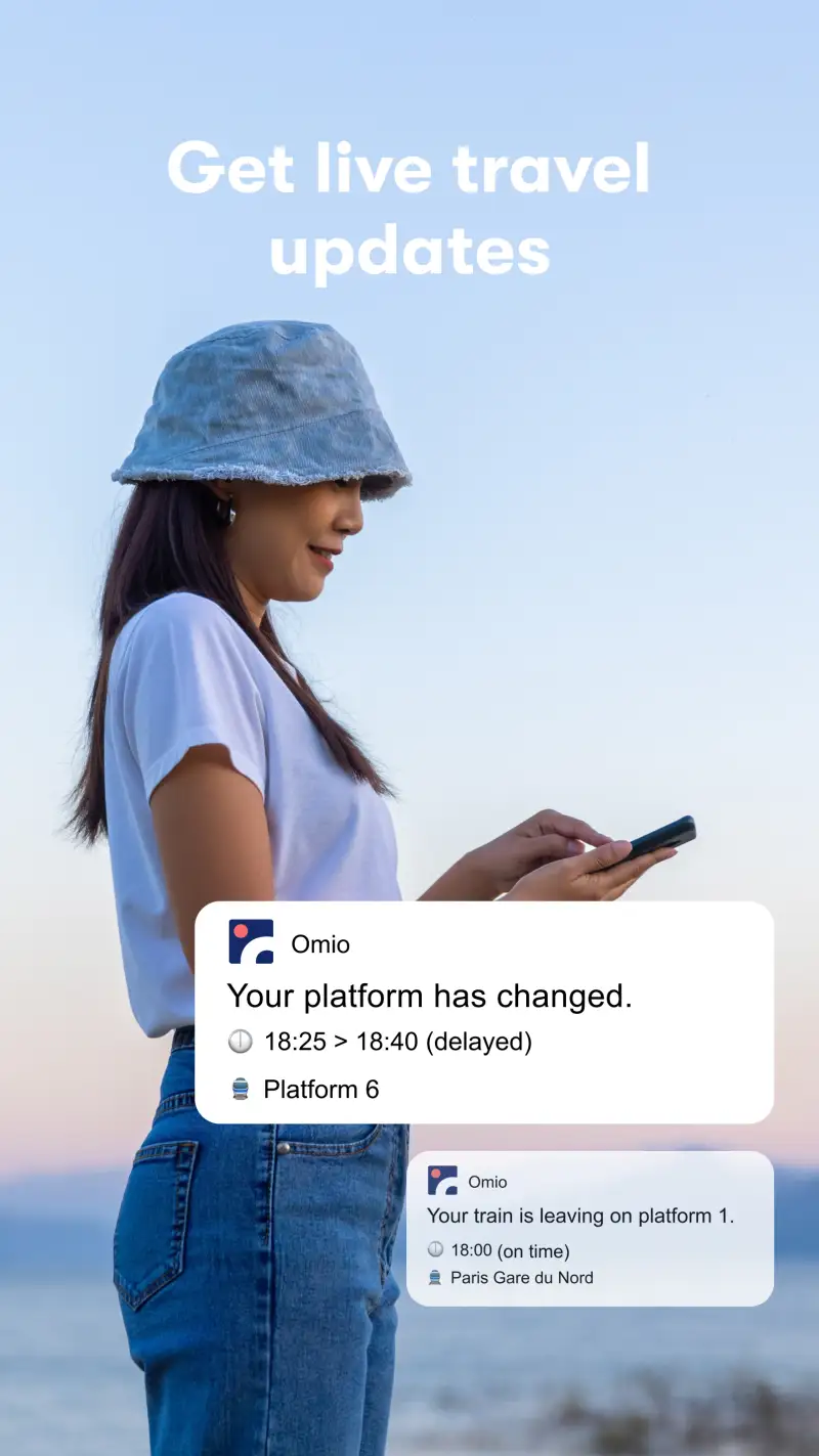 Omio: Book Train, Bus, Flights screenshot