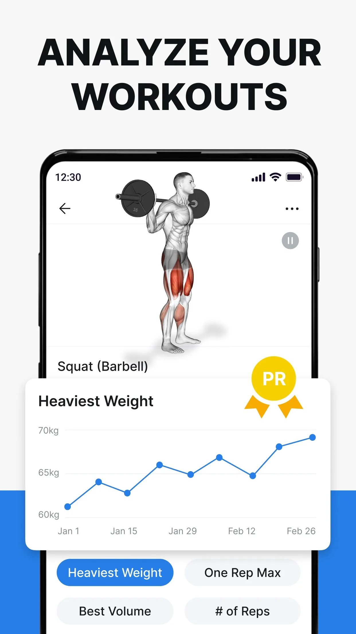 Hevy - Gym Log Workout Tracker screenshot