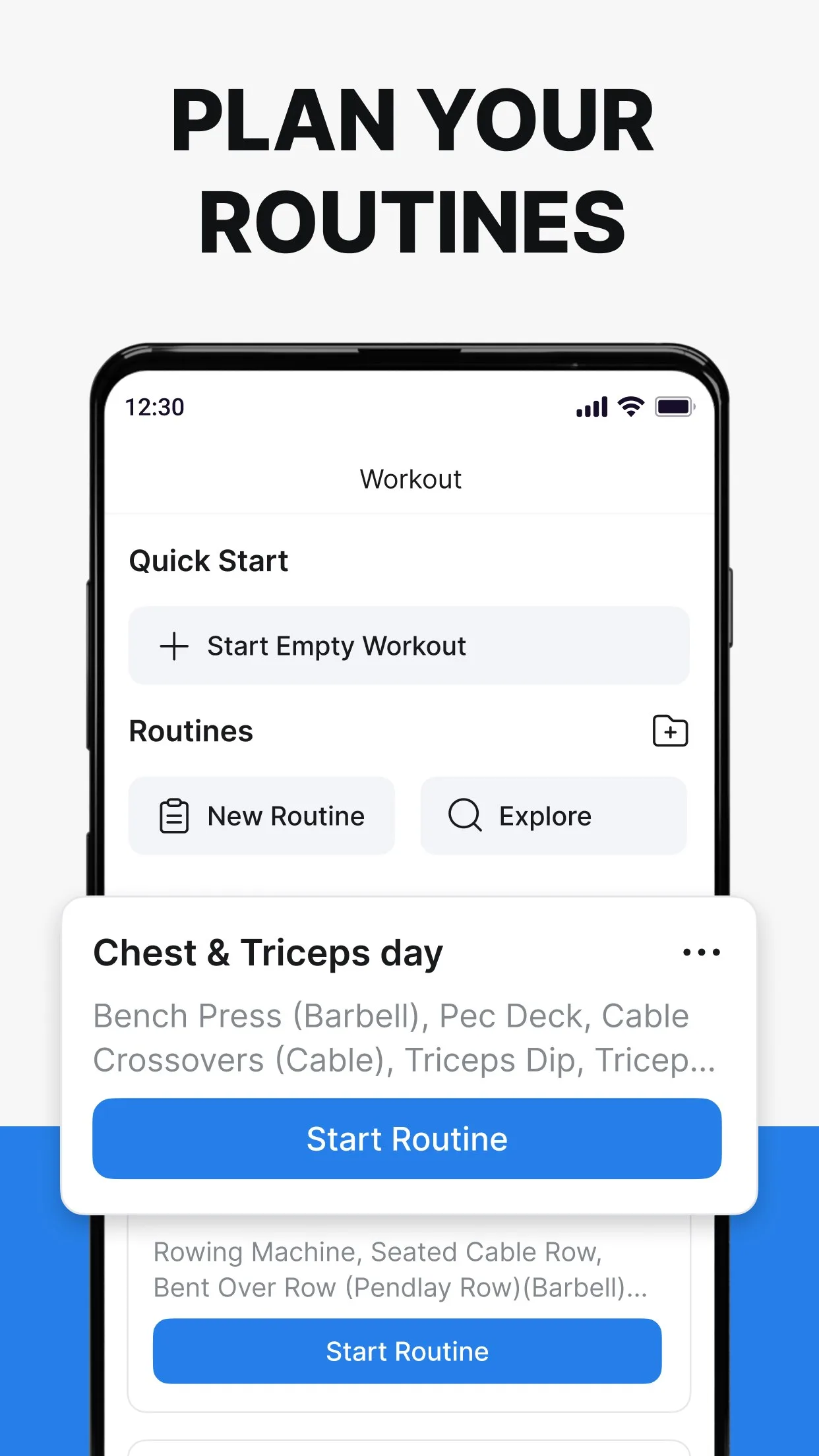 Hevy - Gym Log Workout Tracker screenshot