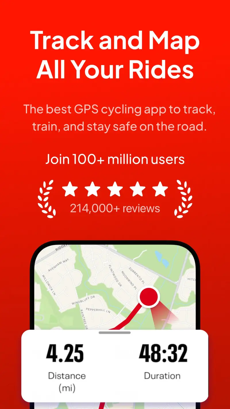 Map My Ride With GPS Tracker screenshot