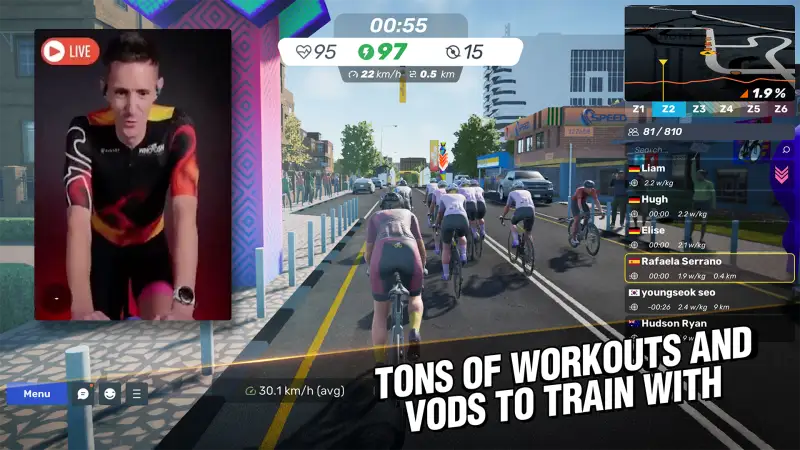 MyWhoosh: Indoor Cycling App screenshot