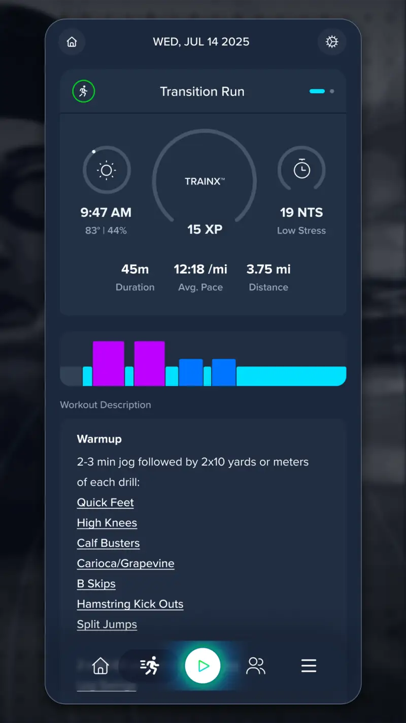 TriDot Triathlon Training screenshot