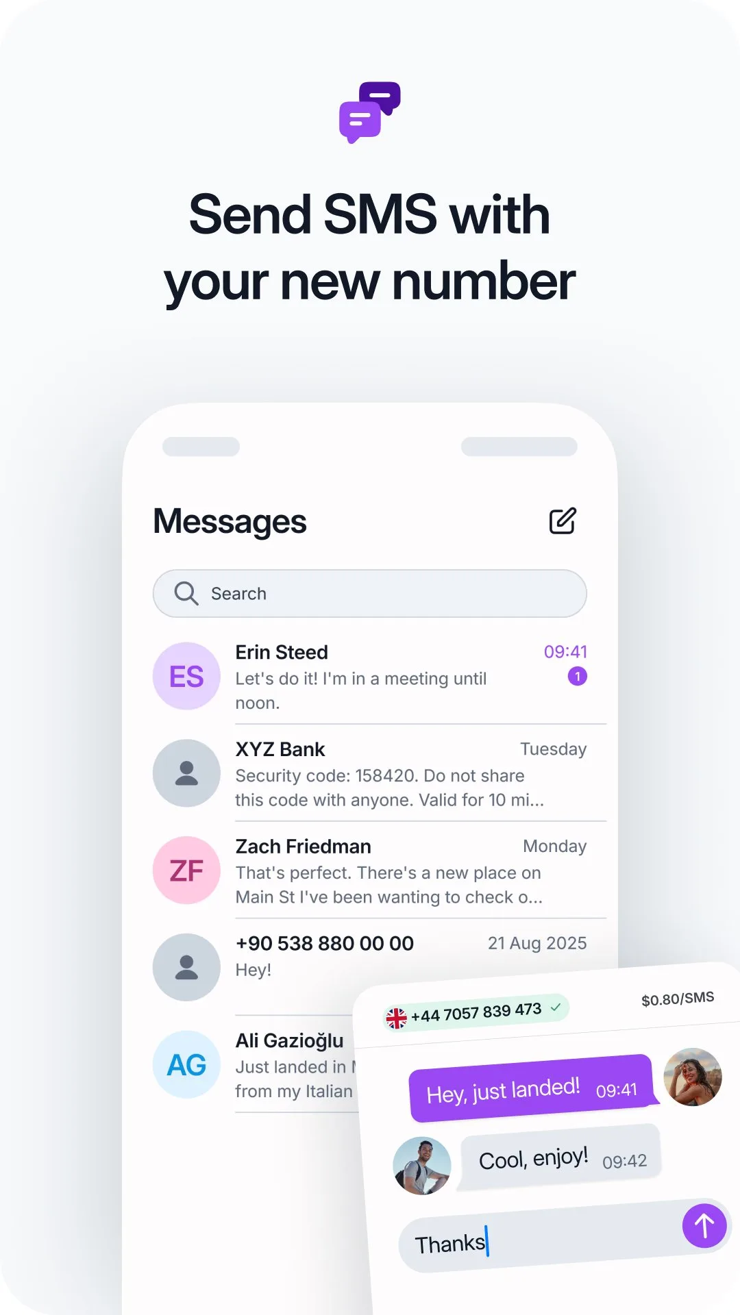 Roamless: eSIM & 2nd Number screenshot