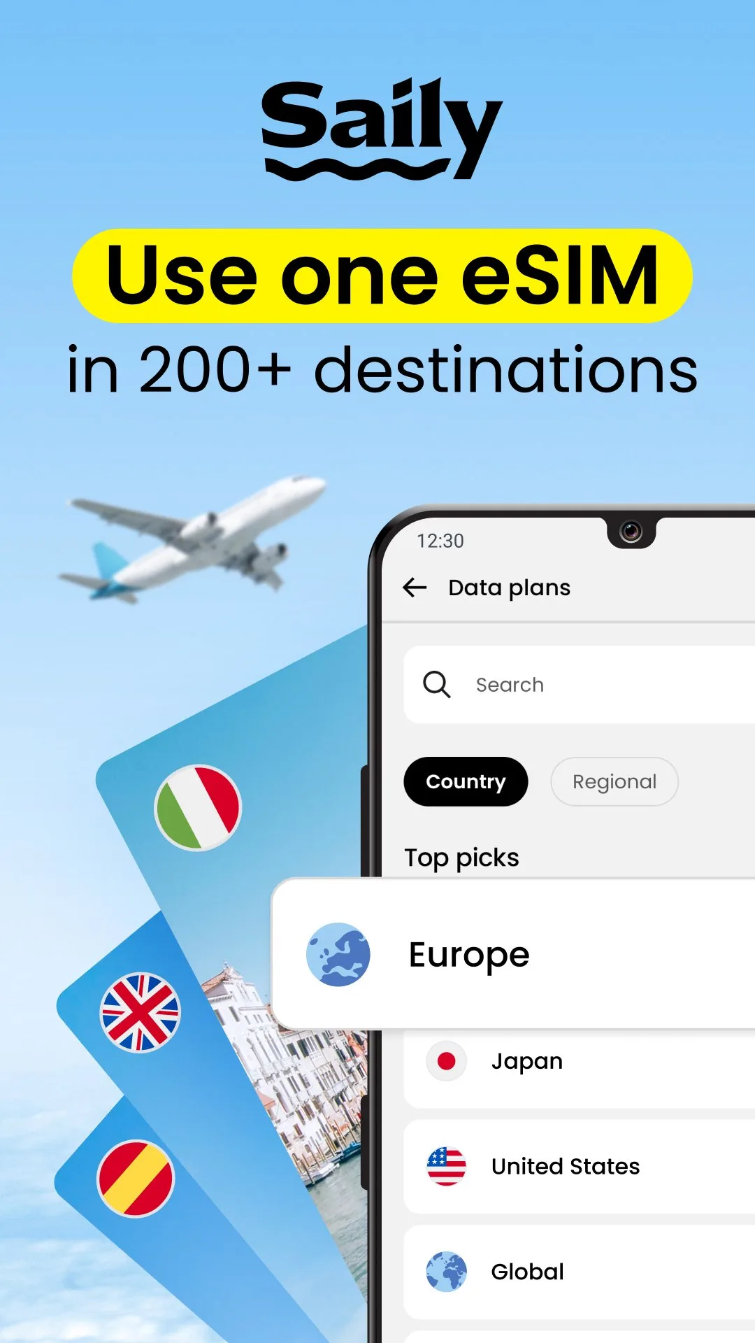 Saily eSIM: Travel Data Plans screenshot