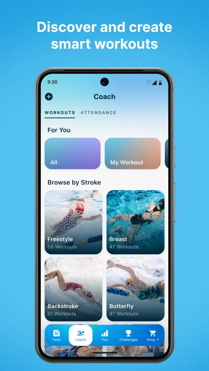 Swim.com: Workouts & Tracking screenshot