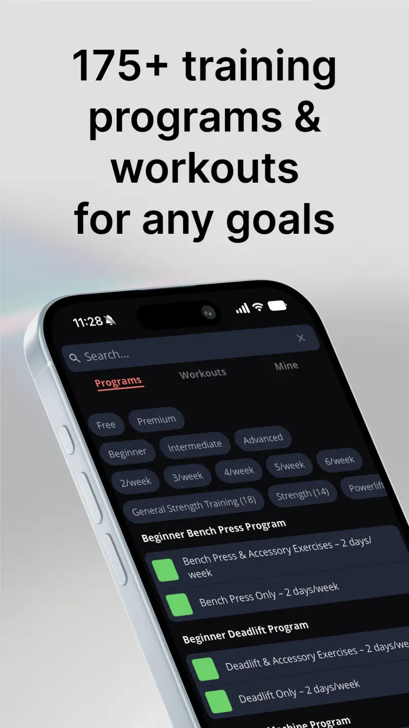StrengthLog – Workout Tracker screenshot