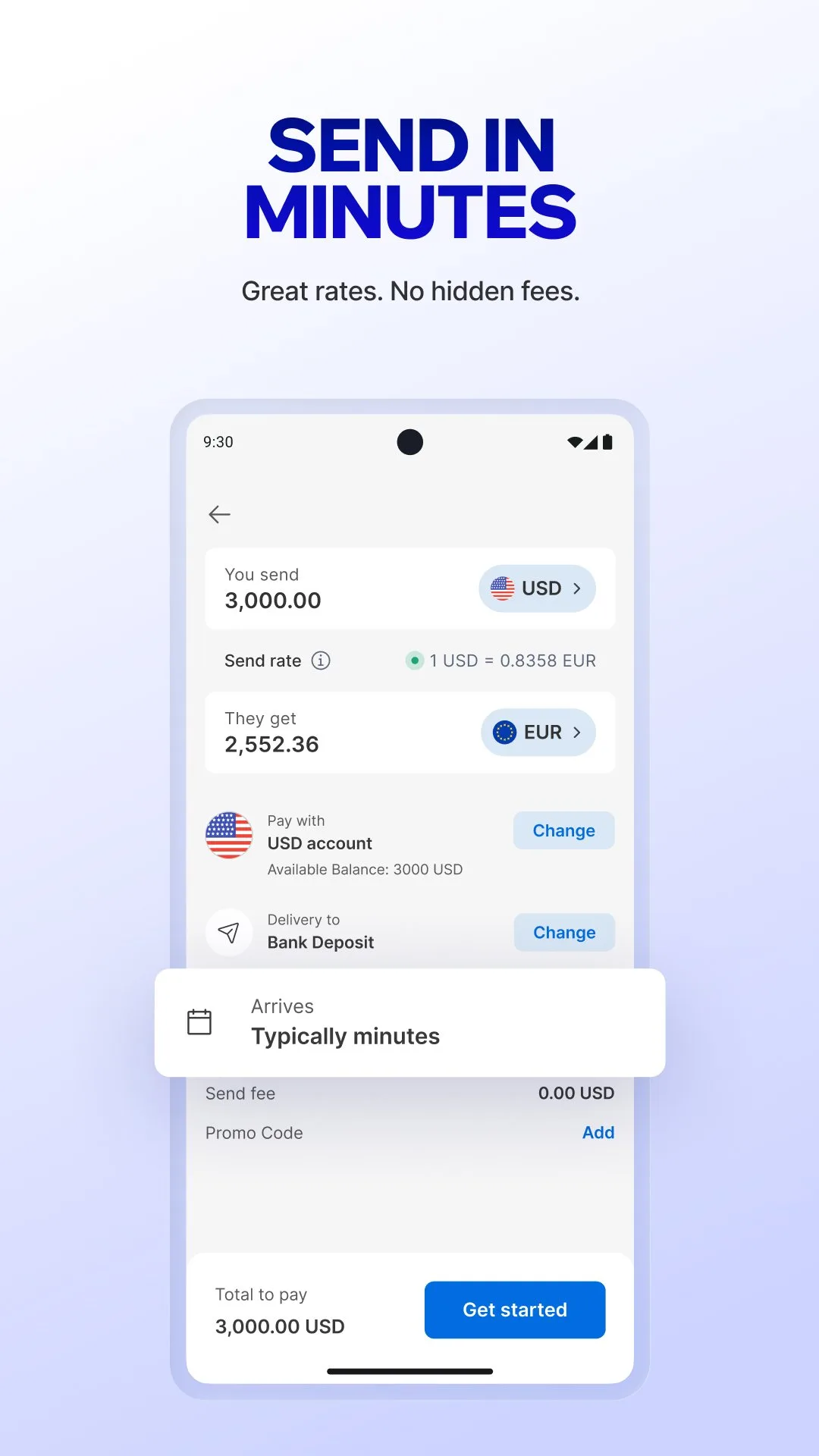 Xe Money Transfer & Converter screenshot