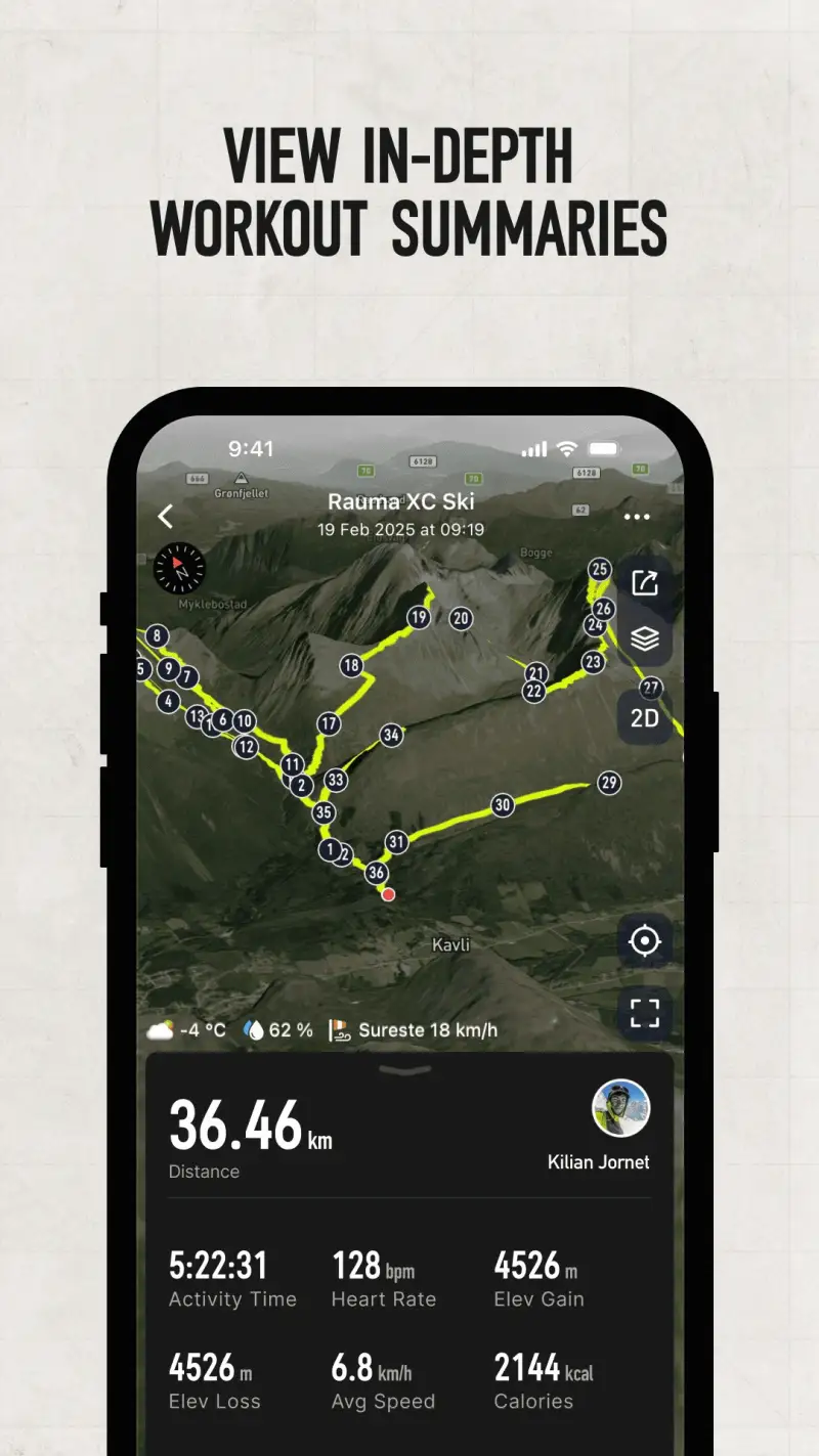COROS screenshot
