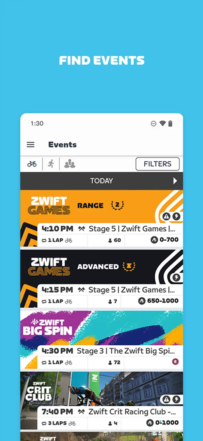 Zwift: Indoor Cycling Fitness screenshot