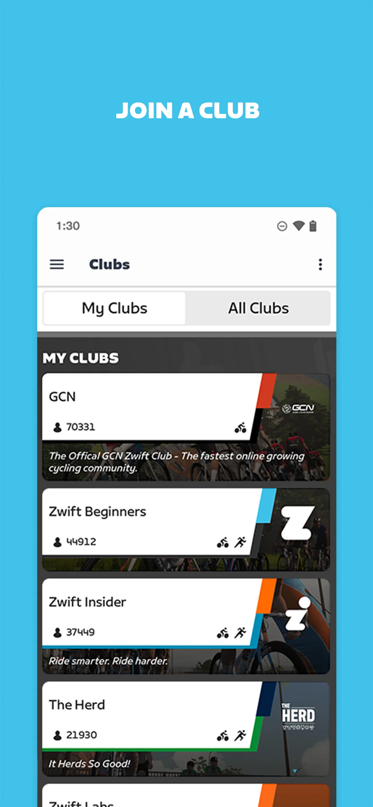 Zwift: Indoor Cycling Fitness screenshot