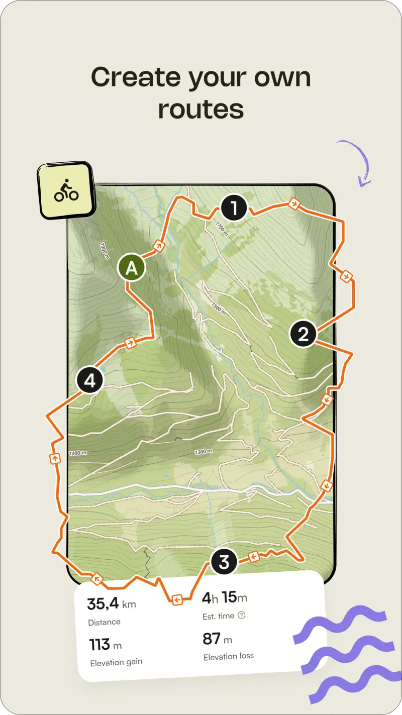 komoot - hike, bike & run screenshot