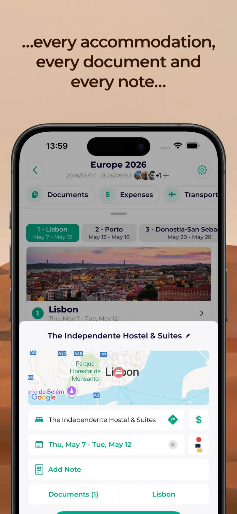 Lambus | Travel Planner screenshot