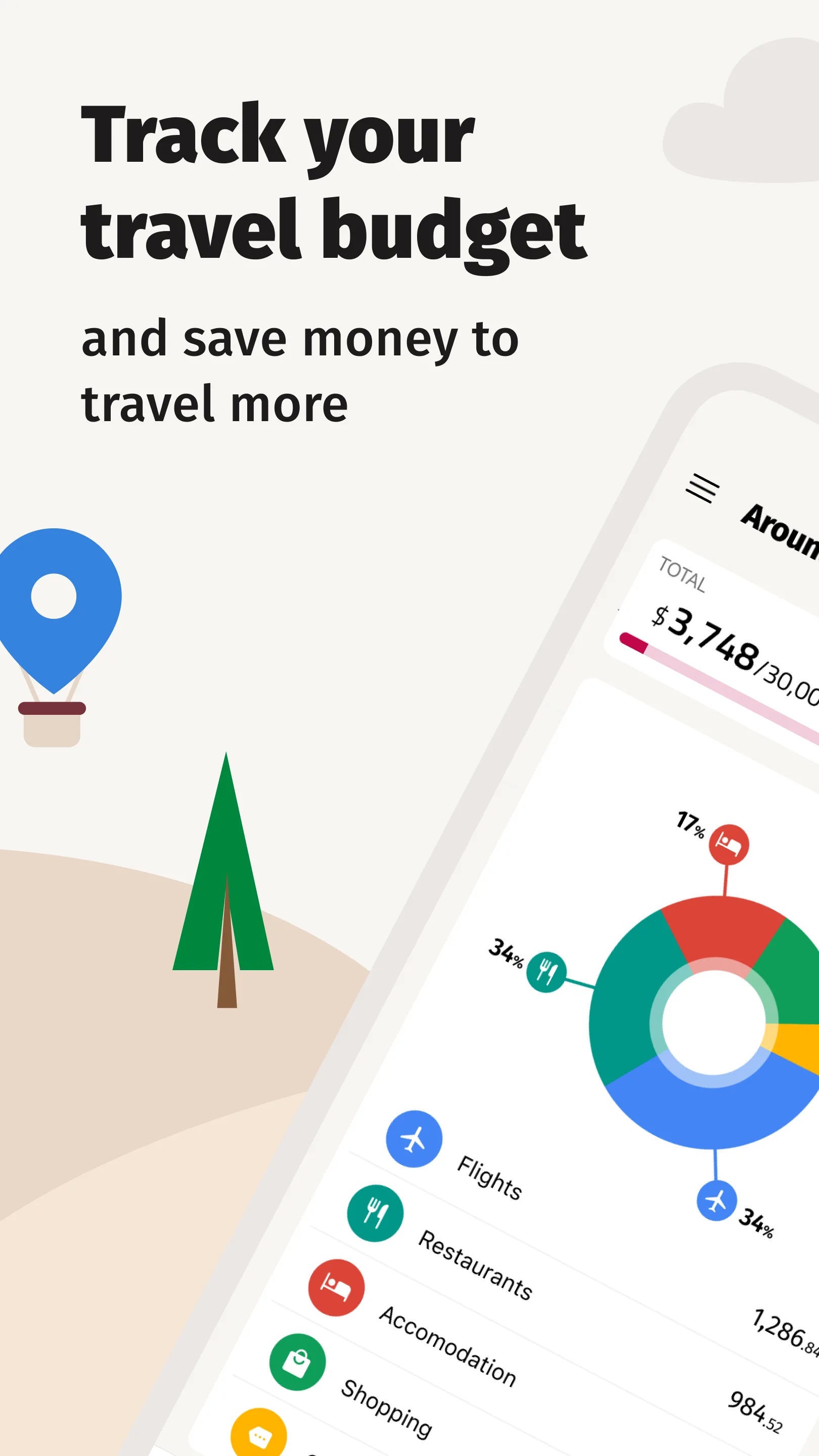 TravelSpend: Travel Budget App screenshot